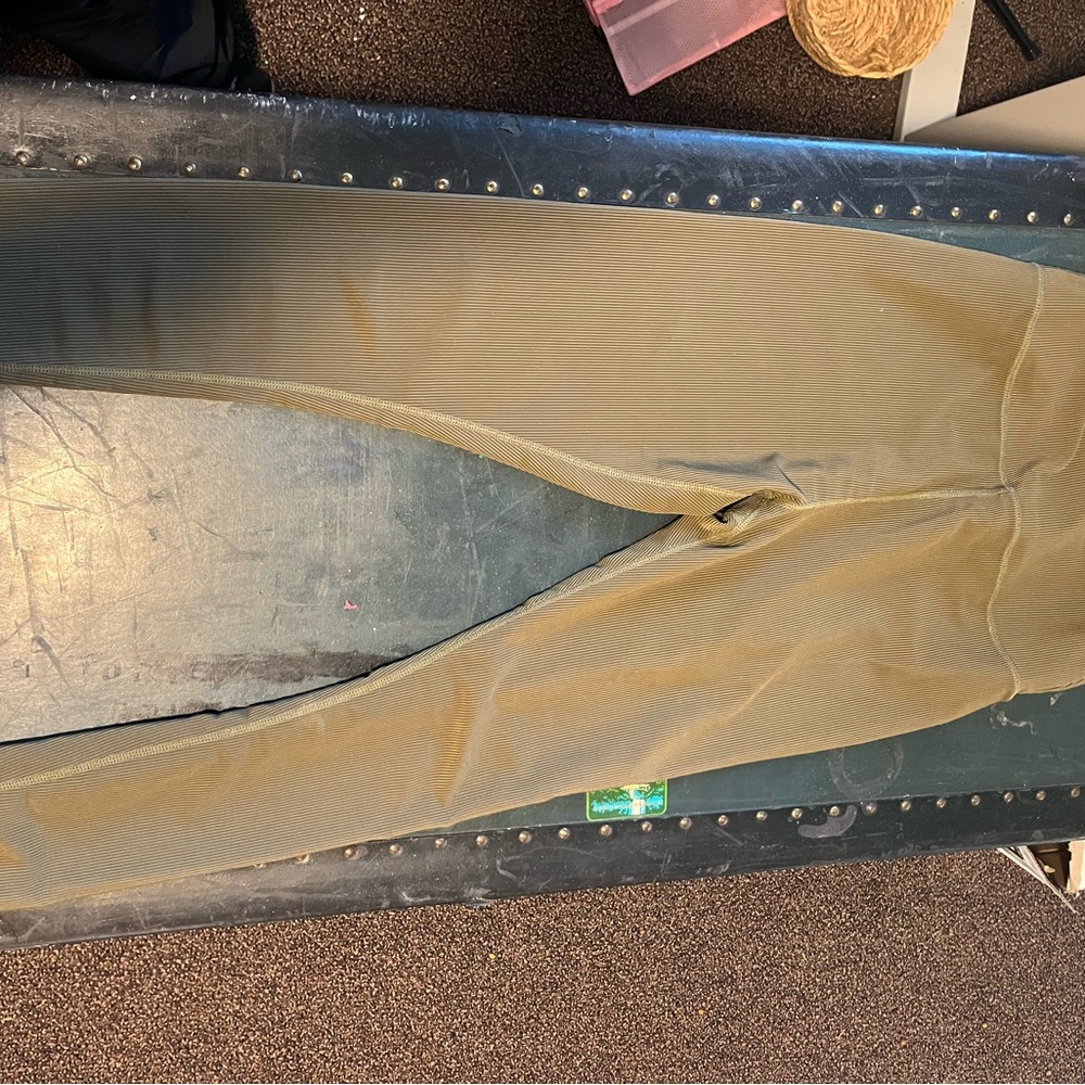 Sage textured leggings
